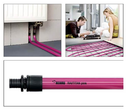 Rehau Rautitan pink+ (30 м) 25х3,5 мм труба из сшитого полиэтилена