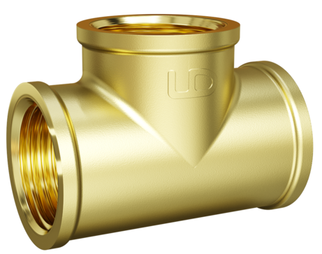 LD Pride Тройник DN32 (1 1/4") ВР/ВР/ВР латунь