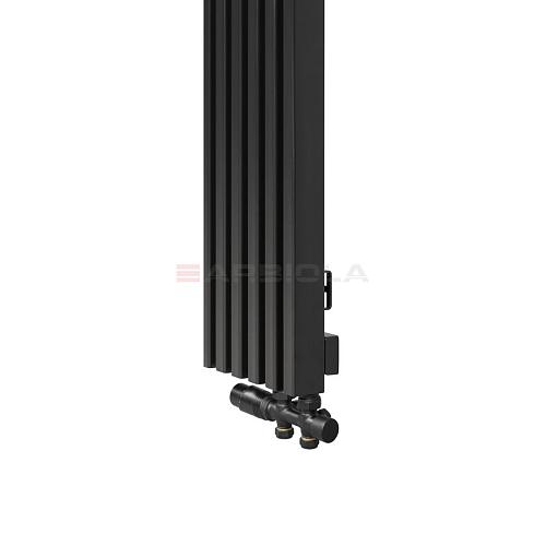 Arbiola Compact V 500-63-33 секции черный вертикальный радиатор c нижним подключением