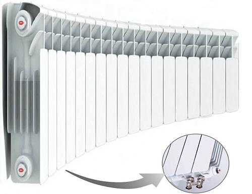 Rifar Base Ventil Flex 500- 8 секции Биметаллический радиусный радиатор