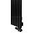 Arbiola Ritmo V 1250-40-03 секции черный вертикальный радиатор c нижним подключением