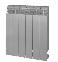 Global Style Plus 500 17 cекции БиМеталлический секционный радиатор серый (глобал)