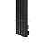 Arbiola Compact H 2000-63-16 секции черный вертикальный радиатор c боковым подключением