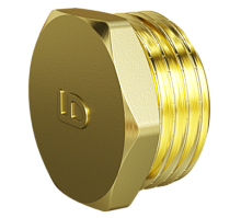 LD Pride Пробка DN15 (1/2") НР латунь