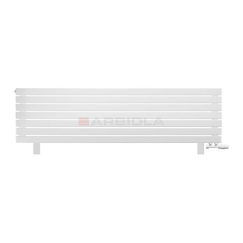 Arbiola Gorizont Liner VZ 1800-36-07 секции белый горизонтальный радиатор c нижним подключением с ножками