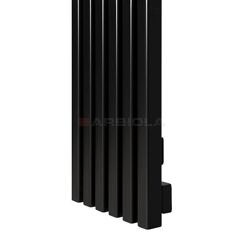 Arbiola Ritmo H 1250-40-15 секции черный вертикальный радиатор c боковым подключением