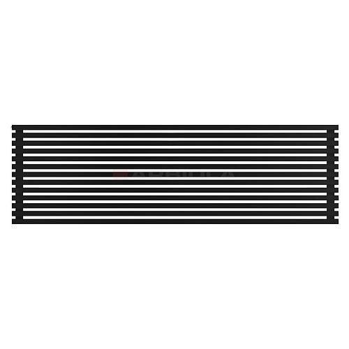 Arbiola Gorizont Ritmo H 2500-40-13 секций чёрный горизонтальный  радиатор c боковым подключением