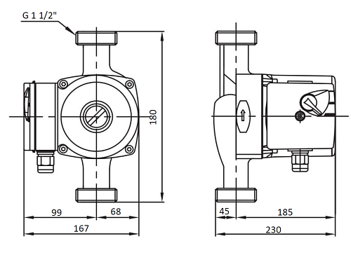 BASIC 25-12 N 180 1x230V Циркуляционный насос