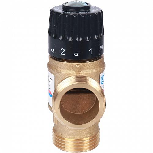 STOUT Термостатический смесительный клапан для ситем отопления и ГВС 1" НР 35-60°С KV 2,5
