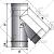 Тройник 45° Вулкан 180 мм VHR без изоляции