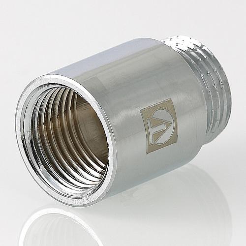 Valtec 1/2" x 15 мм Удлинитель хромированный внутренняя/наружная резьба