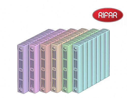 Rifar Supremo Ventil  350 - 14 секции биметаллический радиатор с нижним левым подключением