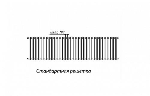 Бриз КЗТО 260 - 5000 мм Решетка декоративная дуб