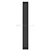 Arbiola Mono H 2000-60-04 секции черный вертикальный радиатор c боковым подключением