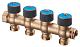 Oventrop Multidis R 3/4"ВН на 4 выхода 3/4"ЕК Распределительный коллектор с запорными вентилями
