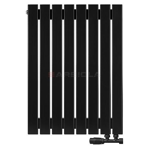 Arbiola Liner V 700-36-08 секции черный вертикальный радиатор c нижним подключением