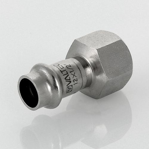 VALTEC 42 мм х 1 1/2" Пресс-фитинг из нержавеющей стали с внутренней резьбой