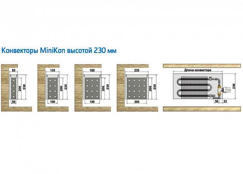 Varmann MiniKon Комфорт 185-230-1300 Конвектор напольный