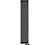 КЗТО QUADRUM 30 V 2- 1750-8 R RAL1T103S9005 Радиатор (черный матовый муар) с нижним подключением