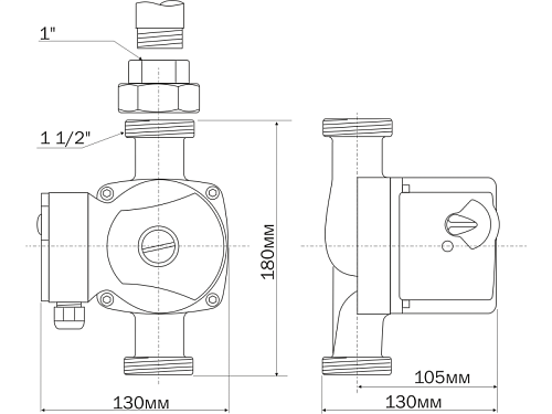 Aquario AC 254-180 циркуляционный насос