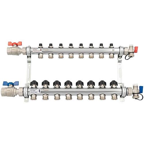 РЕХАУ К-т коллекторов HKV из нерж. стали на 8 контура с шар. кранами