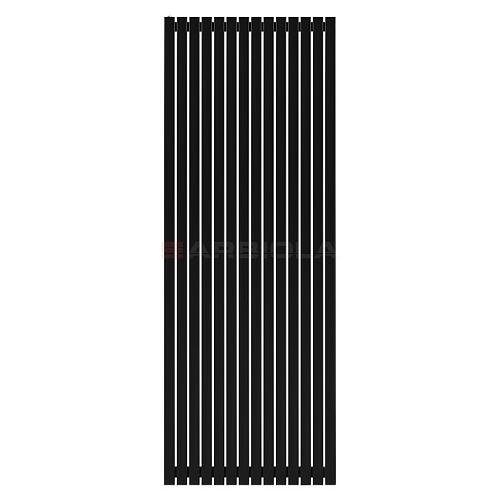 Arbiola Mono H 2500-60-14 секции черный вертикальный радиатор c боковым подключением