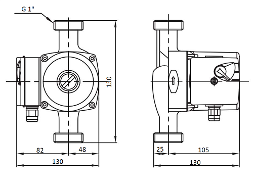 BASIC 15-6S N 130 1x230V Циркуляционный насос