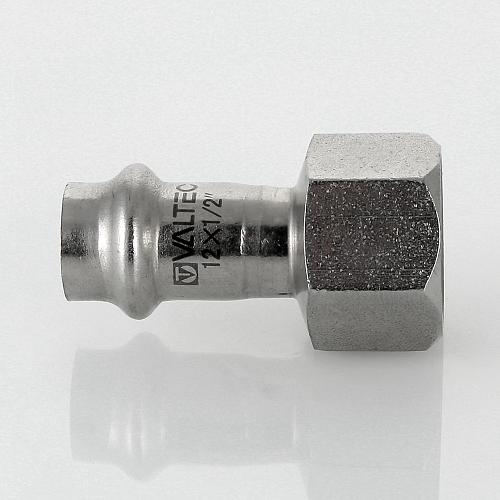 VALTEC 35 мм х 1" Пресс-фитинг из нержавеющей стали с внутренней резьбой