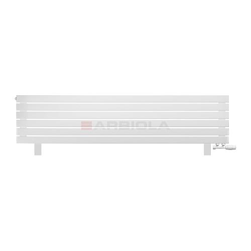 Arbiola Gorizont Liner VZ 1800-36-06 секции белый горизонтальный радиатор c нижним подключением с ножками