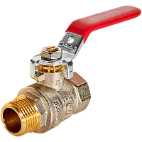 ROMMER Кран шаровой, ВР/НР, ручка рычаг 1/2"