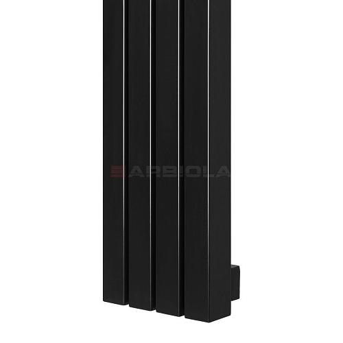 Arbiola Mono H 500-60-40 секции черный вертикальный радиатор c боковым подключением