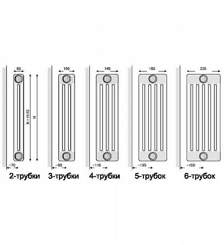 Arbonia 3050 30 секций стальной трубчатый радиатор