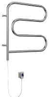 Terminus 25 F-образный 600x600 поворотный Электрический полотенцесушитель 