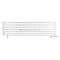 Arbiola Gorizont Ritmo VZ 1500-40-08 секций белый горизонтальный  радиатор c нижним подключением (на ножках)