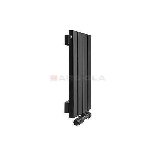Arbiola Liner V 600-36-40 секции черный вертикальный радиатор c нижним подключением