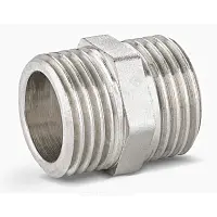 Ниппель равнопроходные никелированная латунь