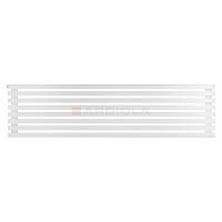 Arbiola Gorizont Ritmo H 1800-40-08 секций белый горизонтальный  радиатор c боковым подключением