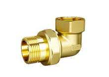 LD Pride Сгон разъемный угловой (американка) DN15 (1/2") ВР/НР латунь