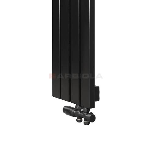 Arbiola Liner V 700-36-12 секции черный вертикальный радиатор c нижним подключением