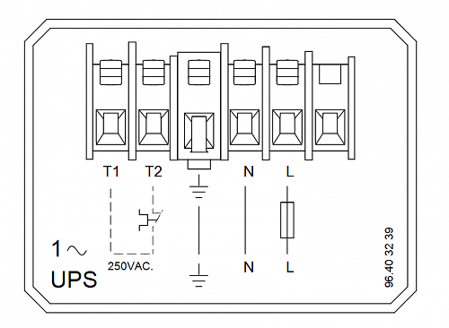 Grundfos 200 UPS 40/185 F /220V Циркуляционный насос