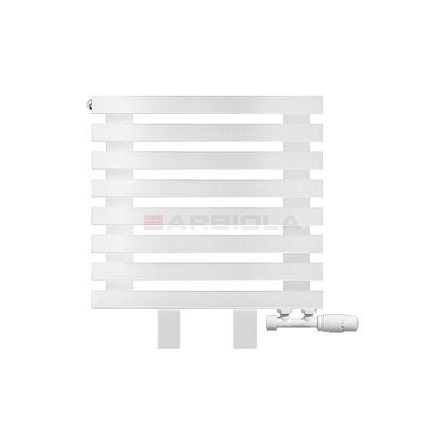 Arbiola Gorizont Ritmo VZ 600-40-08 секций белый горизонтальный радиатор c нижним подключением (на ножках)