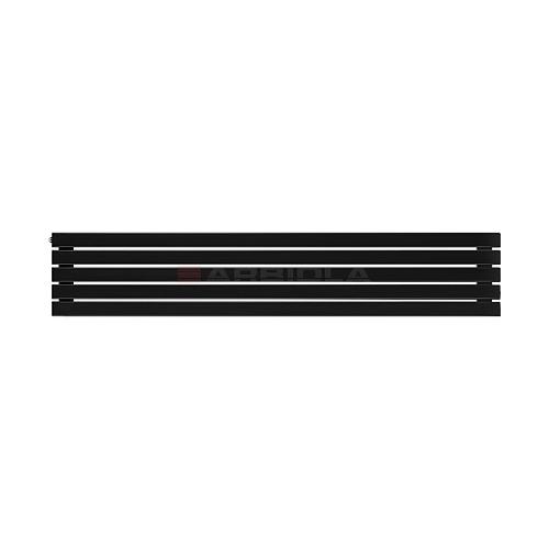 Arbiola Gorizont Liner H 1800-36-05 секции черный горизонтальный радиатор c боковым подключением