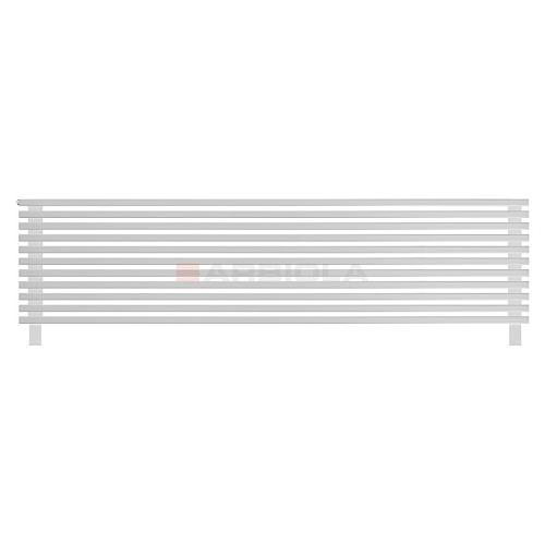 Arbiola Gorizont Compact HZ 2500-63-11 секции белый горизонтальный радиатор c боковым подключением с ножками