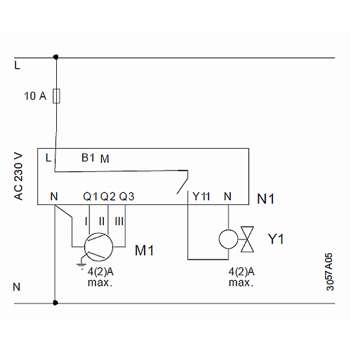 Siemens RDF310.2/MM Комнатный контроллер