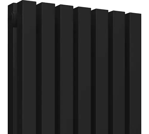 КЗТО QUADRUM 30 V 2- 1750-4 U RALTP26X-M215249005 Радиатор (структурный шелк черный) с нижним подключением