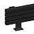 Arbiola Gorizont Mono HZ 700-60-10 секции черный горизонтальный радиатор c боковым подключением (с ножками)