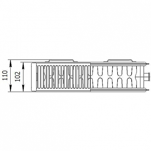 Axis 22 500x800 Classic стальной панельный радиатор с боковым подключением