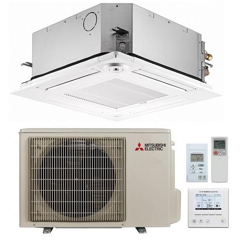 Кассетные четырёх поточные сплит-системы Mitsubishi Electric SLZ-M35FA / SUZ-KA35VA Inverter