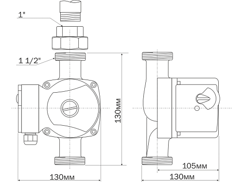 Aquario AC 256-180 циркуляционный насос