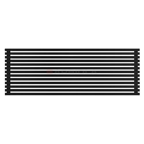 Arbiola Gorizont Ritmo H 2200-40-13 секций чёрный горизонтальный  радиатор c боковым подключением